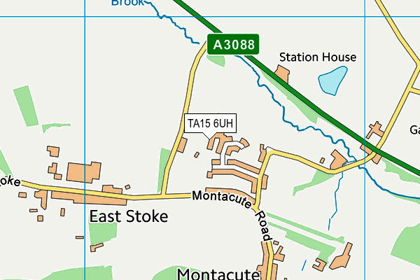 TA15 6UH map - OS VectorMap District (Ordnance Survey)