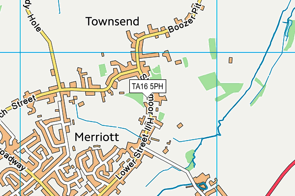 TA16 5PH map - OS VectorMap District (Ordnance Survey)