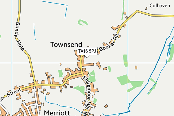 TA16 5PJ map - OS VectorMap District (Ordnance Survey)
