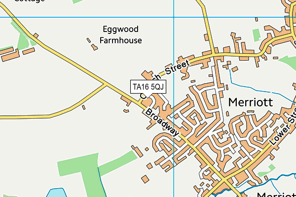 TA16 5QJ map - OS VectorMap District (Ordnance Survey)