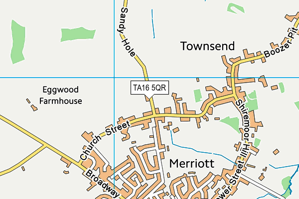 TA16 5QR map - OS VectorMap District (Ordnance Survey)