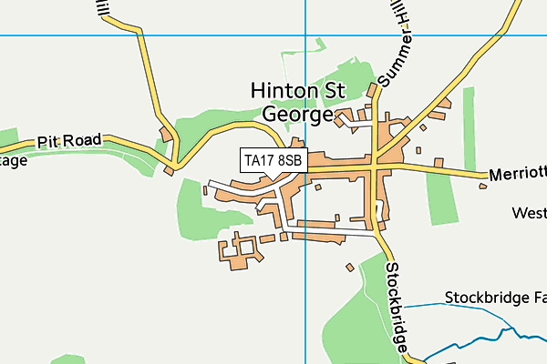 TA17 8SB map - OS VectorMap District (Ordnance Survey)