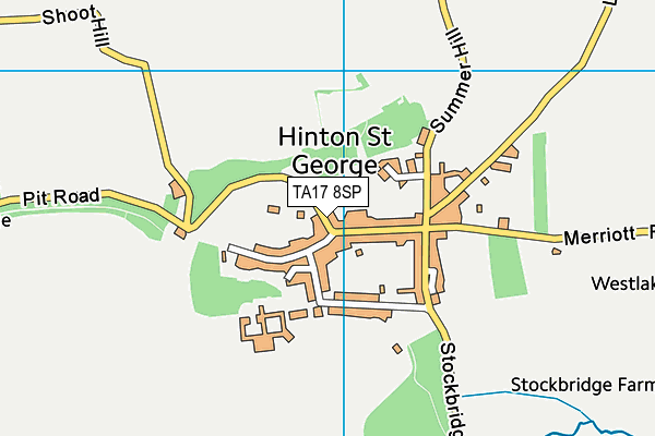 TA17 8SP map - OS VectorMap District (Ordnance Survey)