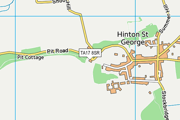 TA17 8SR map - OS VectorMap District (Ordnance Survey)