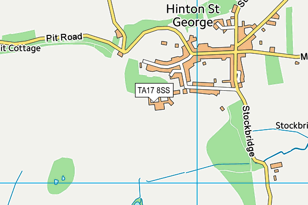 TA17 8SS map - OS VectorMap District (Ordnance Survey)
