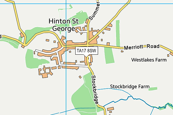 TA17 8SW map - OS VectorMap District (Ordnance Survey)