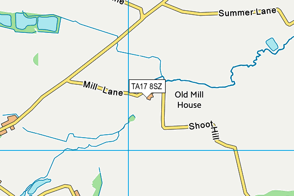 TA17 8SZ map - OS VectorMap District (Ordnance Survey)