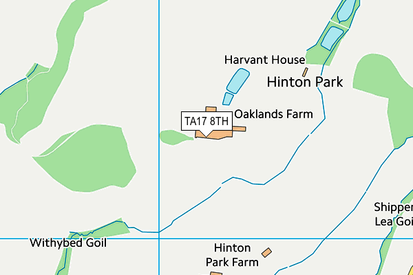 TA17 8TH map - OS VectorMap District (Ordnance Survey)