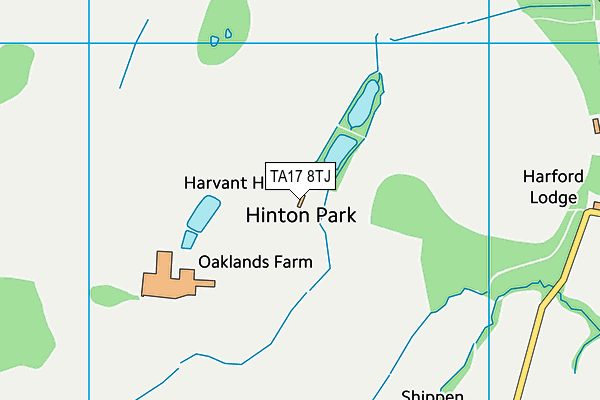 TA17 8TJ map - OS VectorMap District (Ordnance Survey)