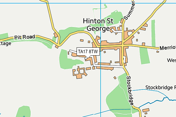 TA17 8TW map - OS VectorMap District (Ordnance Survey)