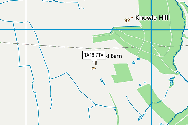 TA18 7TA map - OS VectorMap District (Ordnance Survey)