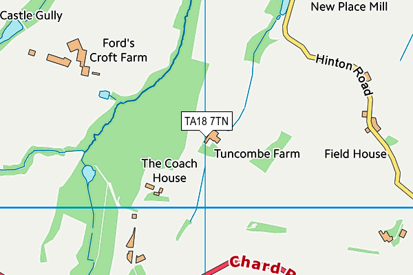 TA18 7TN map - OS VectorMap District (Ordnance Survey)