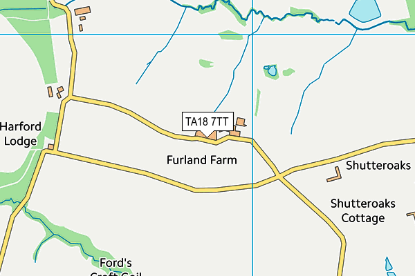 TA18 7TT map - OS VectorMap District (Ordnance Survey)