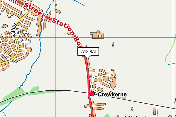 TA18 8AL map - OS VectorMap District (Ordnance Survey)