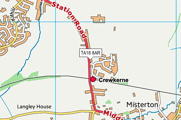 TA18 8AR map - OS VectorMap District (Ordnance Survey)