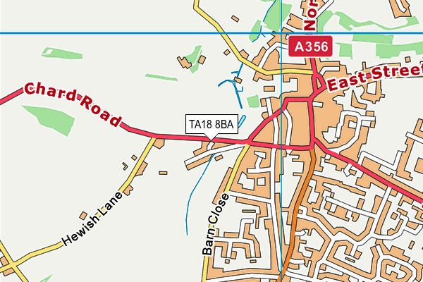 TA18 8BA map - OS VectorMap District (Ordnance Survey)