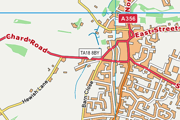 TA18 8BY map - OS VectorMap District (Ordnance Survey)