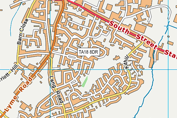 TA18 8DR map - OS VectorMap District (Ordnance Survey)