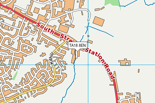 TA18 8EN map - OS VectorMap District (Ordnance Survey)