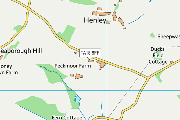 TA18 8FF map - OS VectorMap District (Ordnance Survey)