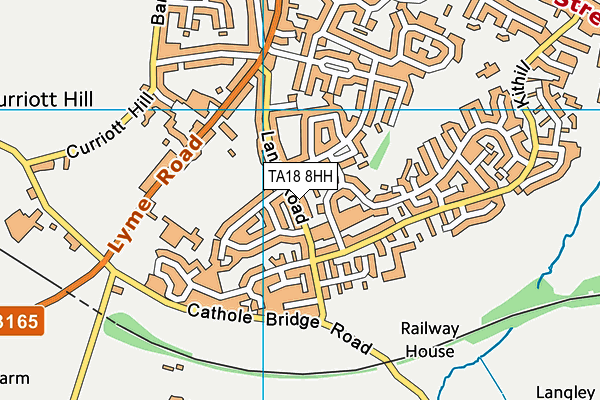 TA18 8HH map - OS VectorMap District (Ordnance Survey)