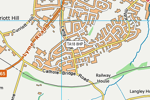 TA18 8HP map - OS VectorMap District (Ordnance Survey)