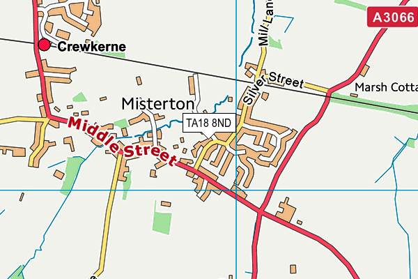 TA18 8ND map - OS VectorMap District (Ordnance Survey)