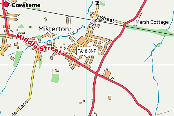 TA18 8NP map - OS VectorMap District (Ordnance Survey)
