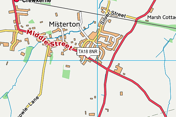 TA18 8NR map - OS VectorMap District (Ordnance Survey)