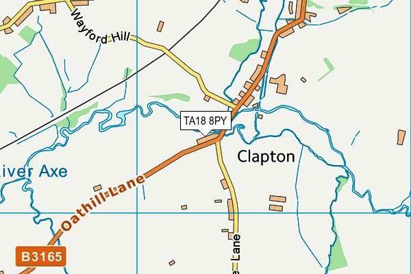 TA18 8PY map - OS VectorMap District (Ordnance Survey)