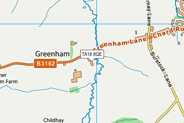 TA18 8QE map - OS VectorMap District (Ordnance Survey)