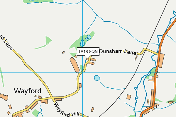 TA18 8QN map - OS VectorMap District (Ordnance Survey)