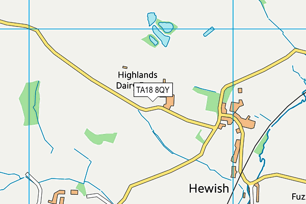 TA18 8QY map - OS VectorMap District (Ordnance Survey)