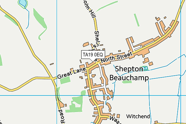 TA19 0EQ map - OS VectorMap District (Ordnance Survey)
