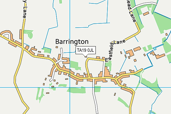 TA19 0JL map - OS VectorMap District (Ordnance Survey)