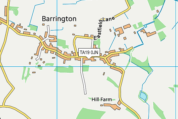 TA19 0JN map - OS VectorMap District (Ordnance Survey)