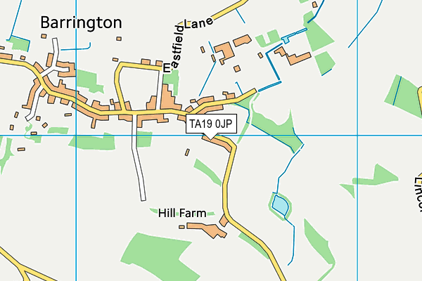 TA19 0JP map - OS VectorMap District (Ordnance Survey)