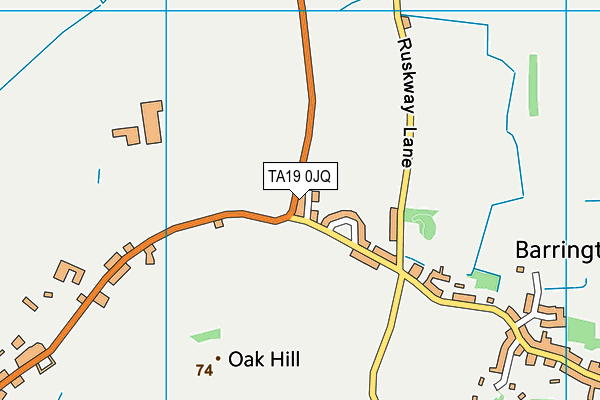 TA19 0JQ map - OS VectorMap District (Ordnance Survey)