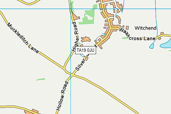 TA19 0JU map - OS VectorMap District (Ordnance Survey)