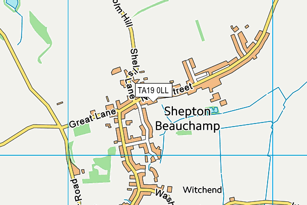 TA19 0LL map - OS VectorMap District (Ordnance Survey)