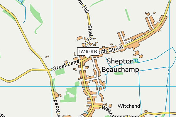 TA19 0LR map - OS VectorMap District (Ordnance Survey)