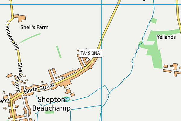 TA19 0NA map - OS VectorMap District (Ordnance Survey)