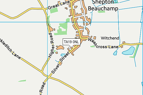 TA19 0NL map - OS VectorMap District (Ordnance Survey)