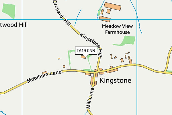 TA19 0NR map - OS VectorMap District (Ordnance Survey)