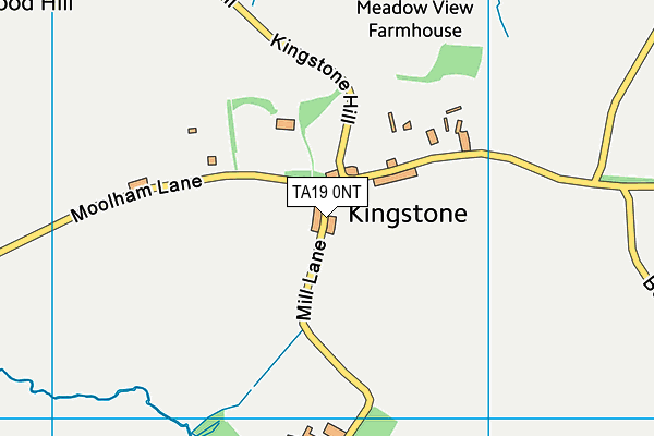 TA19 0NT map - OS VectorMap District (Ordnance Survey)