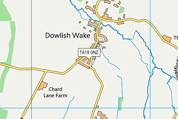 TA19 0NZ map - OS VectorMap District (Ordnance Survey)