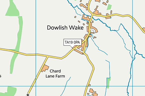 Lawrence Kellett Playing Field (Dowlish Wake) map (TA19 0PA) - OS VectorMap District (Ordnance Survey)