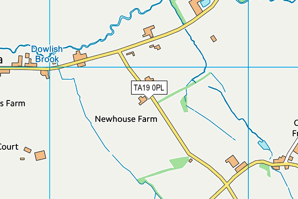 TA19 0PL map - OS VectorMap District (Ordnance Survey)