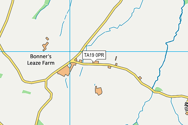 TA19 0PR map - OS VectorMap District (Ordnance Survey)