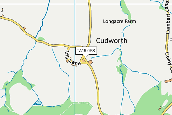 TA19 0PS map - OS VectorMap District (Ordnance Survey)